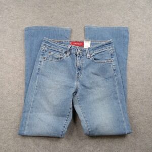 Levi's Jeans Juniors 3 27x30 Light Wash Low Rise 519 Low Flare Stretch Denim